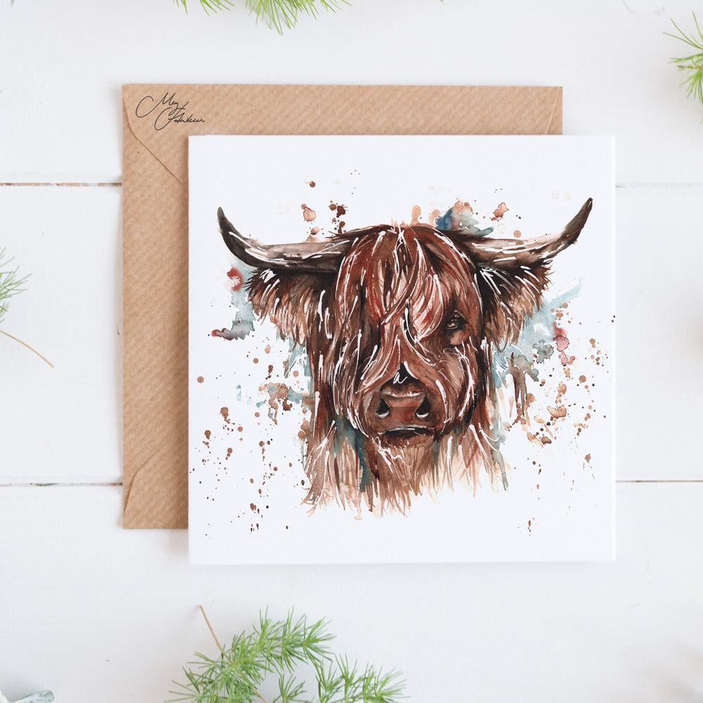 Compra P4700 - Welcome To Our Home Highland Cow Meg Hawkins Targa