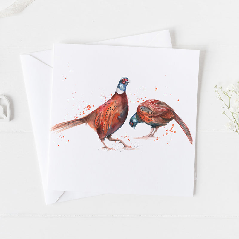 Pheasants Card