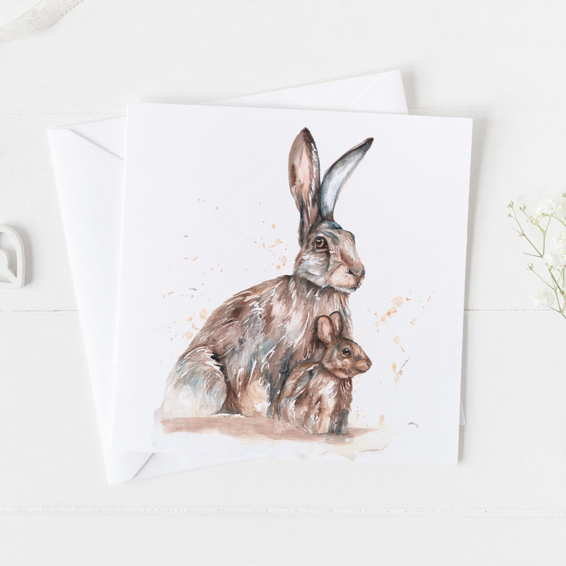 Hare and Leveret  Card