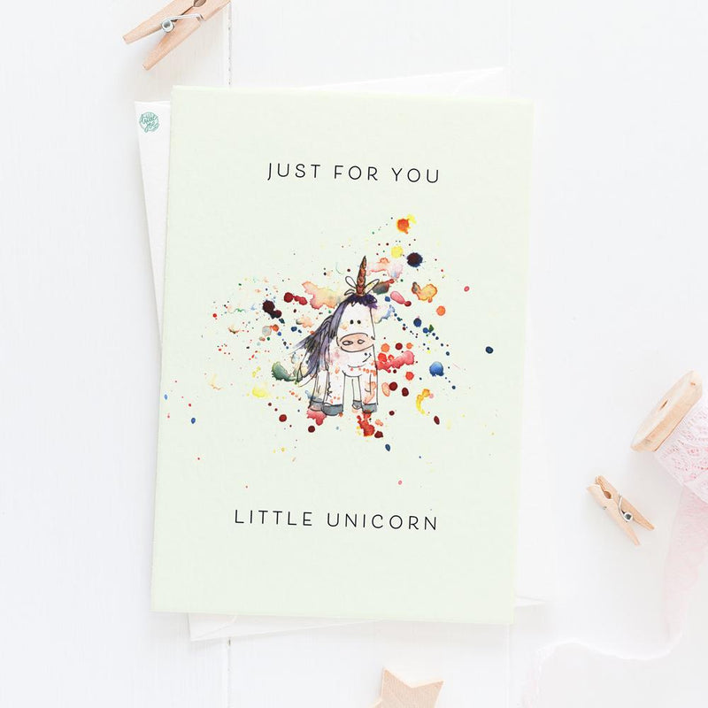 Just For You, My Little Unicorn Card