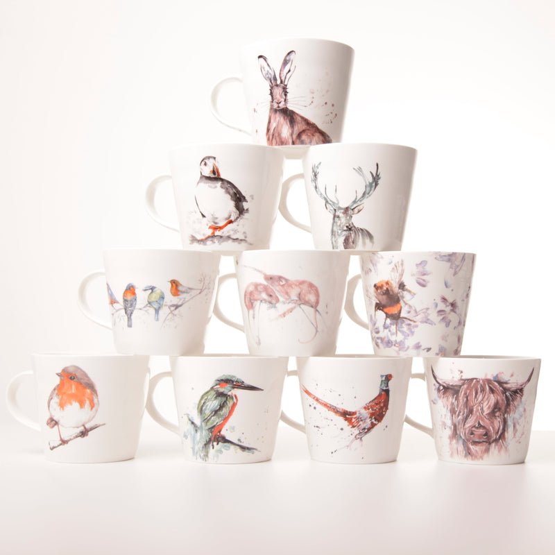 'The Meadow' Hare Design Bone China Mug