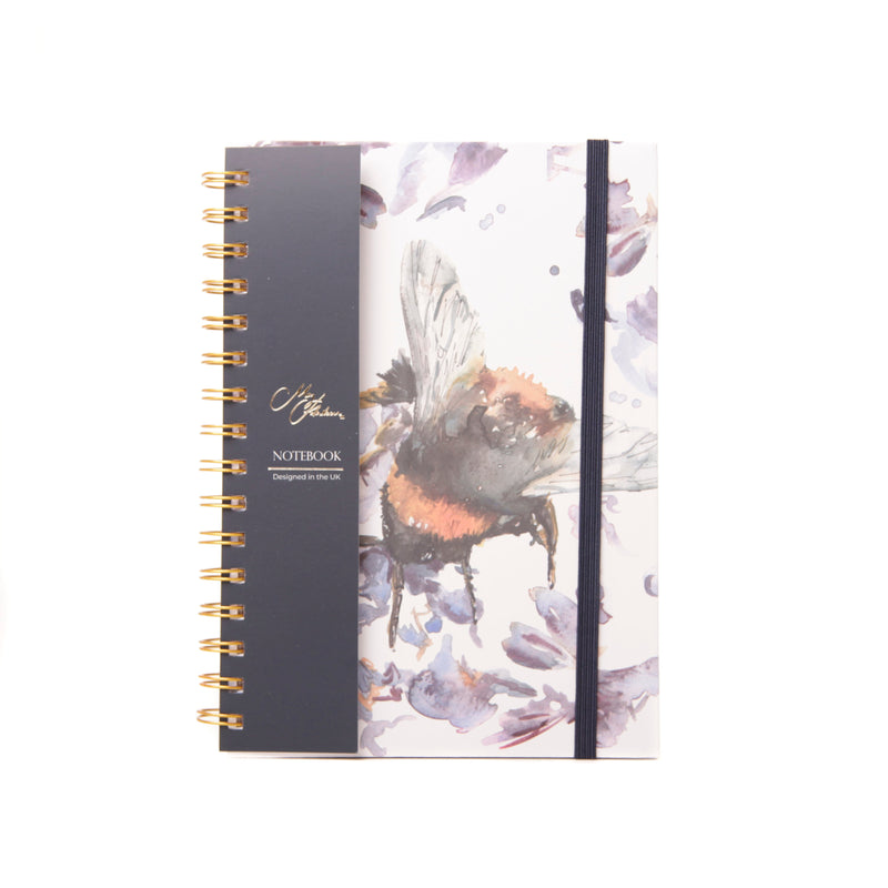 'The Orchard' Bee Watercolour Design A5 Notebook
