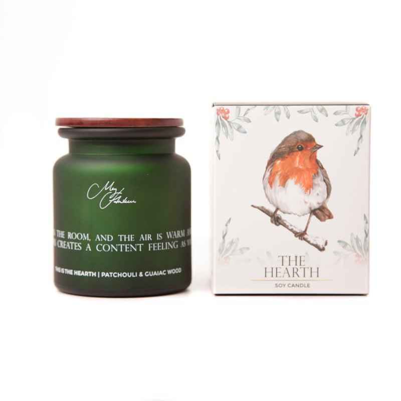 'The Hearth' Robin Design Candle