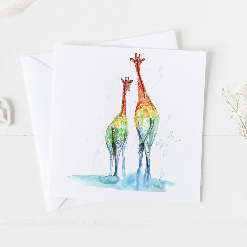 Giraffes card