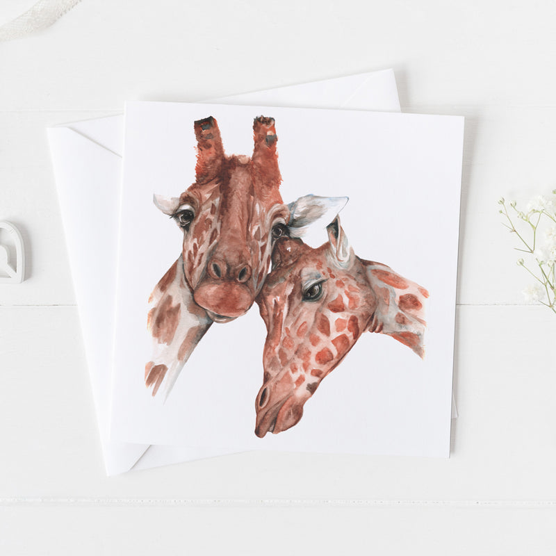 Giraffes card