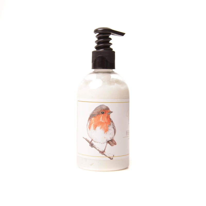'The Hearth' Hand Lotion with Robin Design
